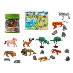 Animal figures Jungle (22 pcs)